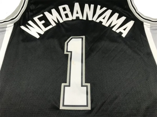 MFNBA (179) NBA San Antonio Spurs Wembanyama #1 jersey