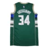 MFNBA (18) NBA Milwaukee Bucks Antetokounmpo #34 Green jersey