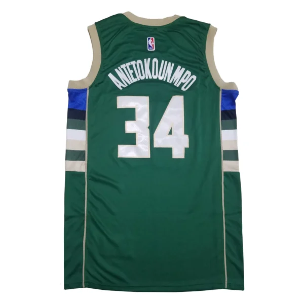 MFNBA (18) NBA Milwaukee Bucks Antetokounmpo #34 Green jersey