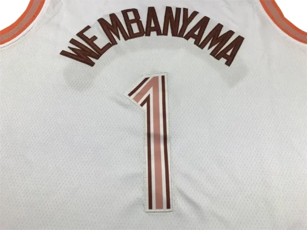 MFNBA (183) NBA San Antonio Spurs Wembanyama #1 jersey
