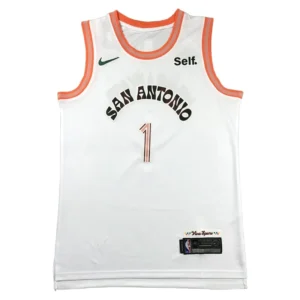 MFNBA (186) NBA San Antonio Spurs Wembanyama #1 jersey