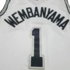 MFNBA (188) NBA San Antonio Spurs Wembanyama #1 jersey