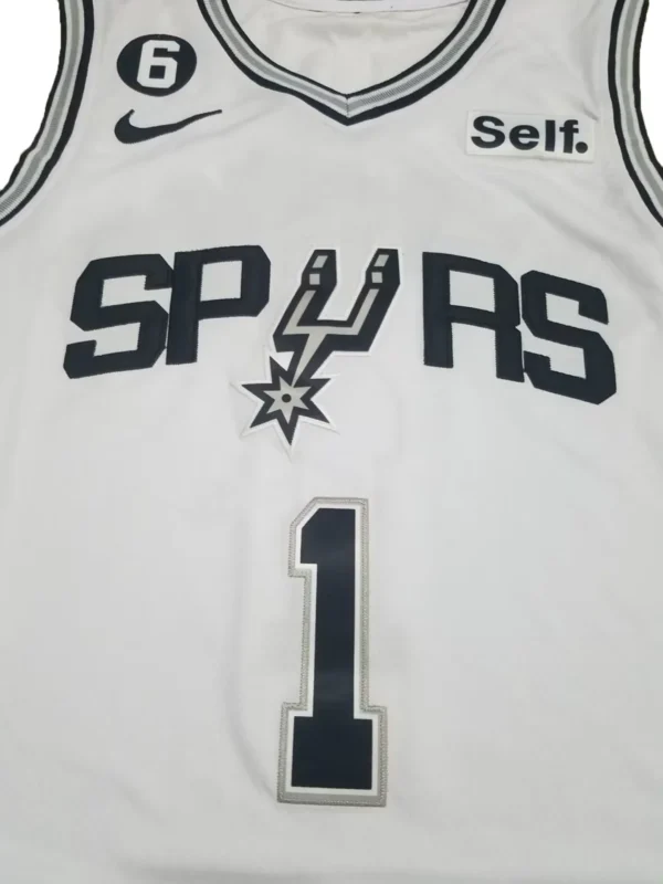 MFNBA (189) NBA San Antonio Spurs Wembanyama #1 jersey
