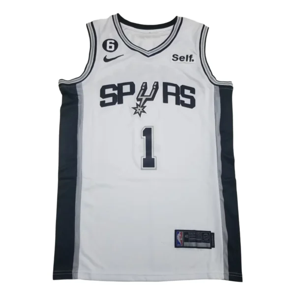 MFNBA (190) NBA San Antonio Spurs Wembanyama #1 jersey