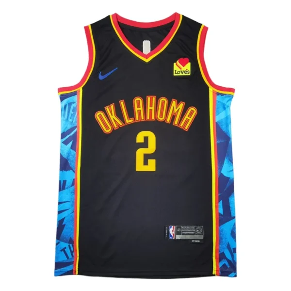 MFNBA (203) NBA Oklahoma City Thunder Gilgeous-Alexander #2 jersey