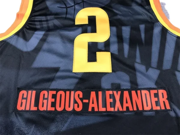 MFNBA (204) NBA Oklahoma City Thunder Gilgeous-Alexander #2 jersey