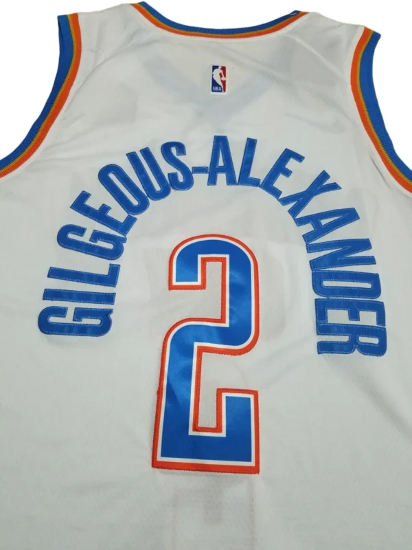MFNBA (208) NBA Oklahoma City Thunder Gilgeous-Alexander #2 jersey