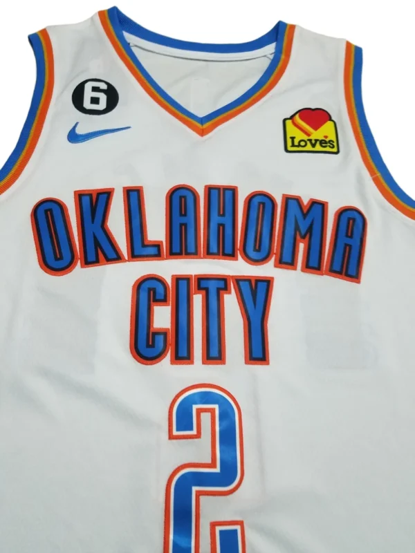 MFNBA (210) NBA Oklahoma City Thunder Gilgeous-Alexander #2 jersey