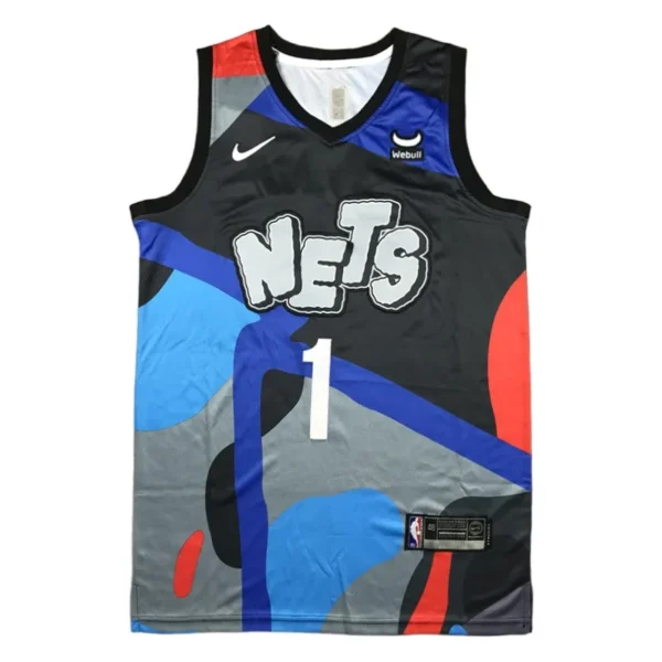 MFNBA (259) NBA Brooklyn Nets Bridges #1 jersey
