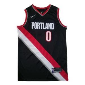 MFNBA (306) NBA Portland Trail Blazers Lillard #0 Jersey