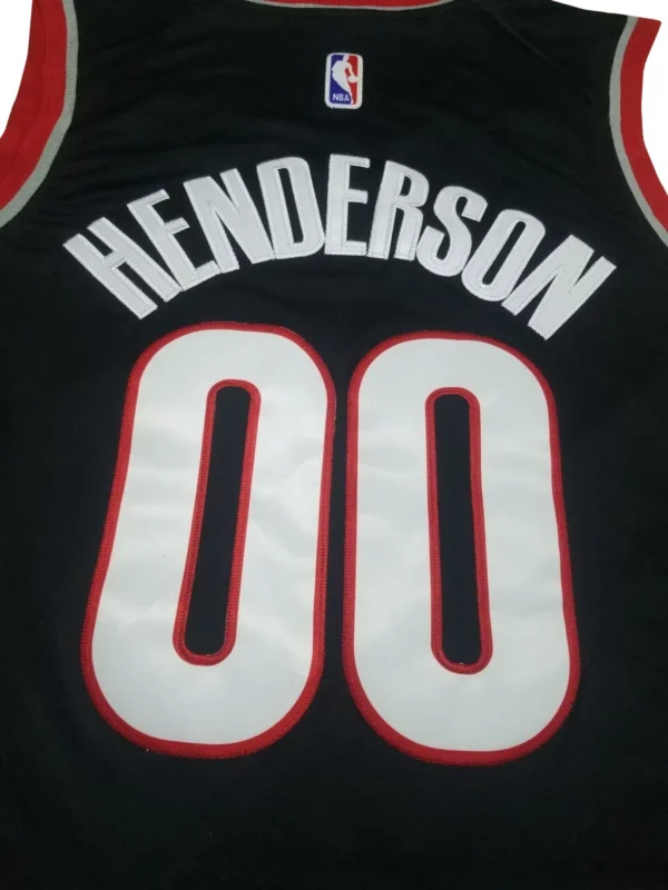 NBA Portland Trail Blazers Henderson #00 Jersey