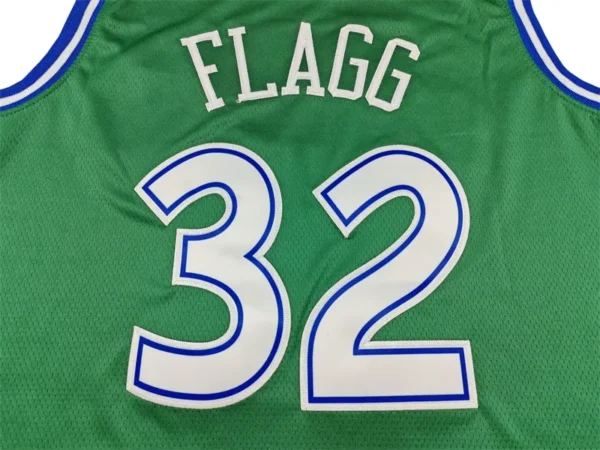 NBA Dallas Mavericks Flagg #32 Green jersey