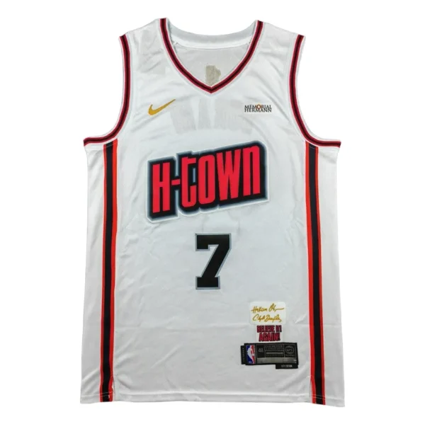 MFNBA (343) NBA Houston Rockets Durant #7 Jersey