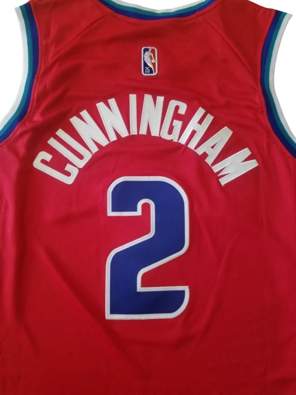MFNBA (364) NBA Detroit Pistons Cunningham #2 Jersey