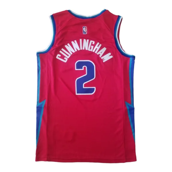MFNBA (365) NBA Detroit Pistons Cunningham #2 Jersey