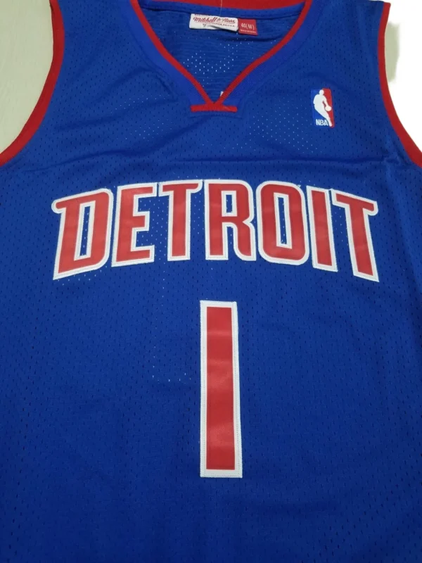 MFNBA (372) NBA Detroit Pistons Billups #1 Jersey