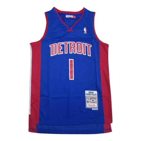 MFNBA (373) NBA Detroit Pistons Billups #1 Jersey