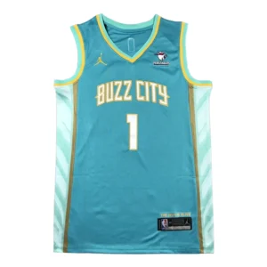 MFNBA (393) NBA Charlotte Hornets Ball #1 Jersey