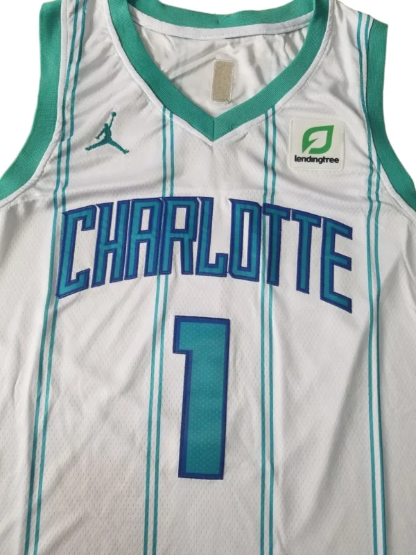 MFNBA (398) NBA Charlotte Hornets Ball #1 Jersey