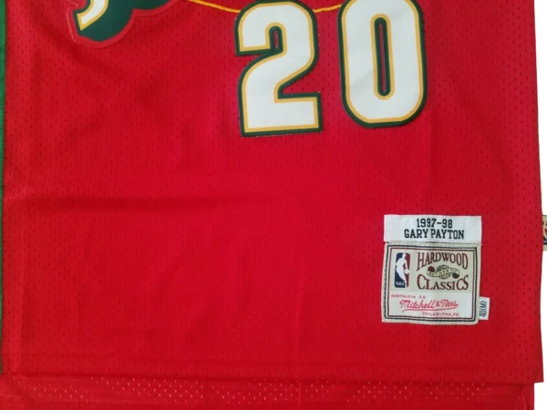 MFNBA (436) Retro NBA Seattle SuperSonics Payton #20 Jersey