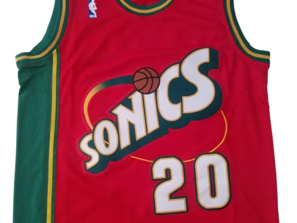 MFNBA (437) Retro NBA Seattle SuperSonics Payton #20 Jersey