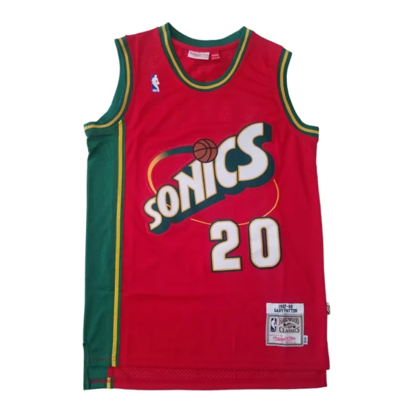 MFNBA (438) Retro NBA Seattle SuperSonics Payton #20 Jersey