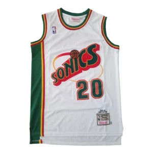 MFNBA (443) Retro NBA Seattle SuperSonics Payton #20 Jersey