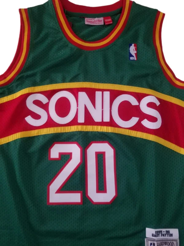 MFNBA (446) Retro NBA Seattle SuperSonics Payton #20 Jersey