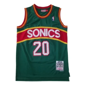 MFNBA (448) Retro NBA Seattle SuperSonics Payton #20 Jersey