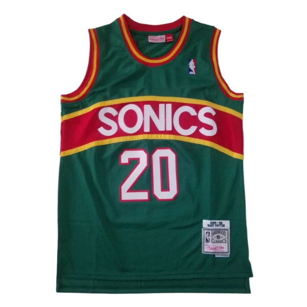 MFNBA (448) Retro NBA Seattle SuperSonics Payton #20 Jersey