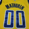MFNBA (459) NBA Indiana Pacers Mathurin #00 Jersey