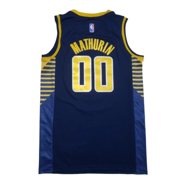 MFNBA (464) NBA Indiana Pacers Mathurin #00 Jersey
