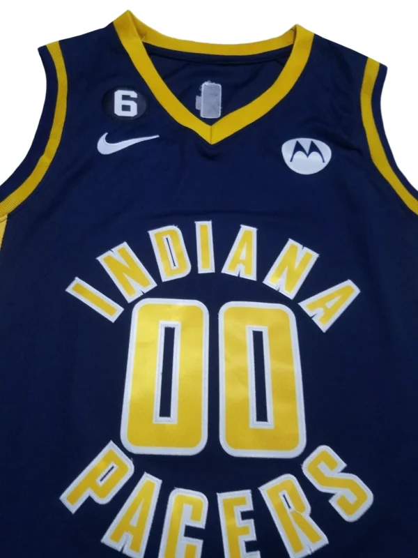 MFNBA (465) NBA Indiana Pacers Mathurin #00 Jersey