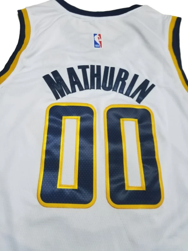 MFNBA (467) NBA Indiana Pacers Mathurin #00 Jersey