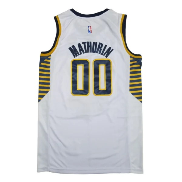 MFNBA (468) NBA Indiana Pacers Mathurin #00 Jersey