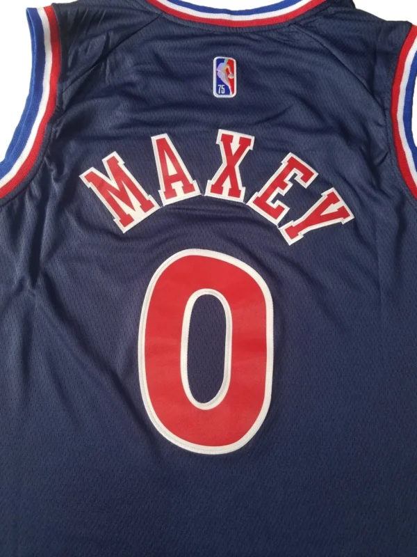 MFNBA (471) NBA Philadelphia 76ers Maxey #0 Jersey