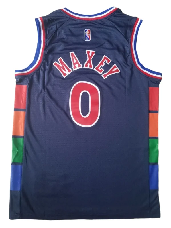 MFNBA (472) NBA Philadelphia 76ers Maxey #0 Jersey