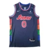 MFNBA (475) NBA Philadelphia 76ers Maxey #0 Jersey