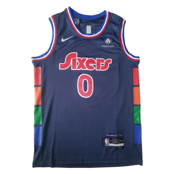 MFNBA (475) NBA Philadelphia 76ers Maxey #0 Jersey