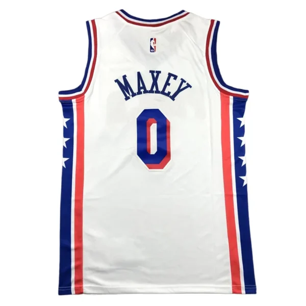 NBA Philadelphia 76ers Maxey #0 Jersey