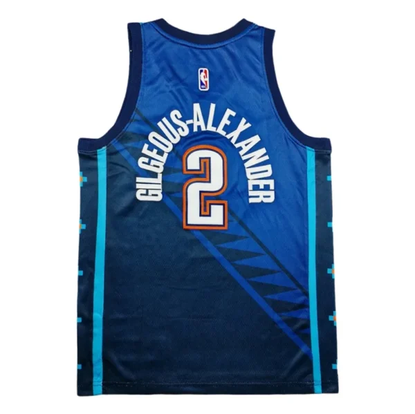 MFNBA (484) NBA Oklahoma City Thunder Gilgeous-Alexander #2 jersey