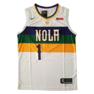 NBA New Orleans Pelicans Williamson #1 jersey
