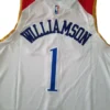 MFNBA (89) NBA New Orleans Pelicans Williamson #1 jersey