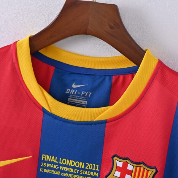 SBD_0961 Retro Long Sleeve 2010-2011 Barcelona Home Jersey