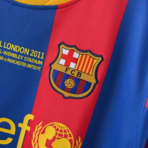 SBD_0962 Retro Long Sleeve 2010-2011 Barcelona Home Jersey