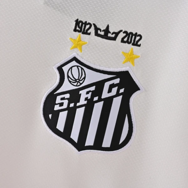 SBD_1012 Retro Long Sleeve 2012-2013 Santos Home Jersey