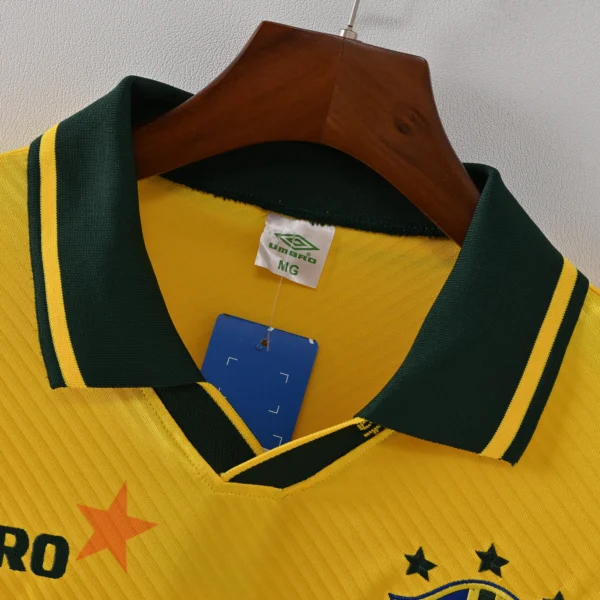 Retro 1994 World Cup Brazil Home Jersey