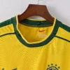 Retro 1998 Brazil Home Jersey