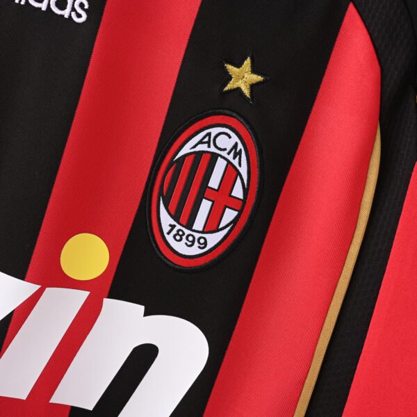 SBD_8424 Retro Long Sleeve 2006-2007 AC Milan Home Jersey