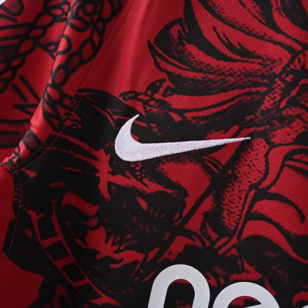 Retro 2011-2012 Corinthians Third Red Jersey